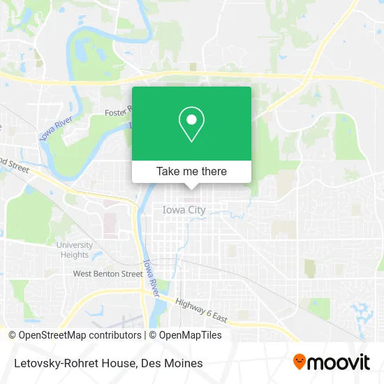 Letovsky-Rohret House map