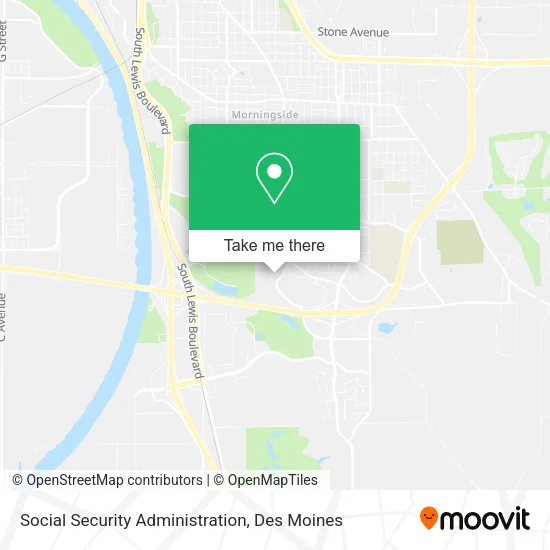 Social Security Administration map