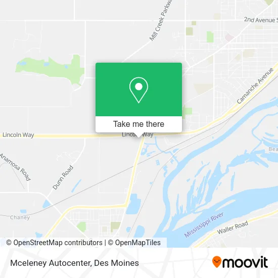 Mceleney Autocenter map