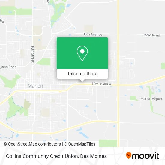 Collins Community Credit Union map