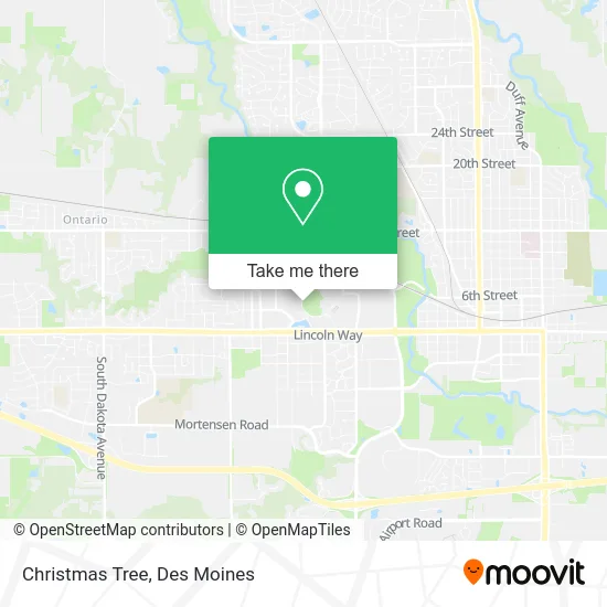 Christmas Tree map