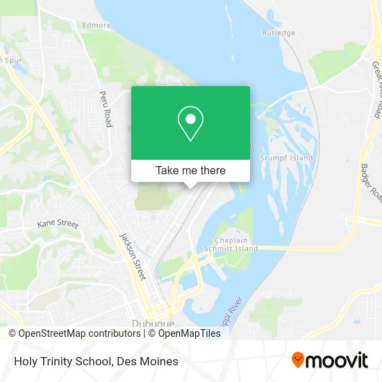 Holy Trinity School map