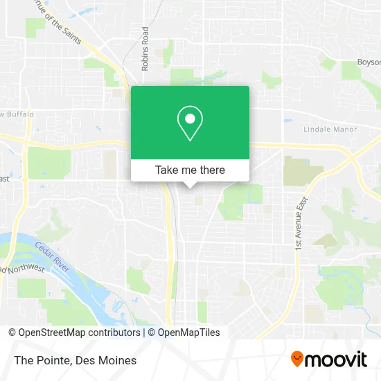 The Pointe map