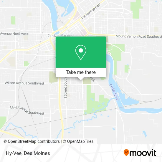 Hy-Vee map