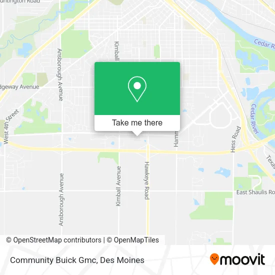 Mapa de Community Buick Gmc