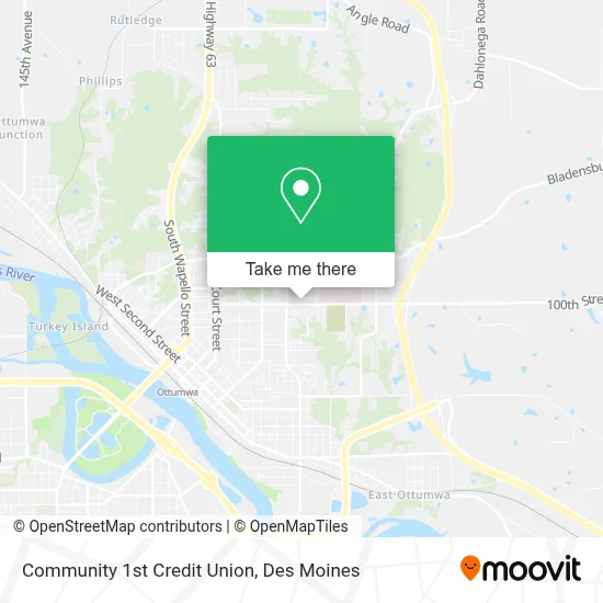 Community 1st Credit Union map
