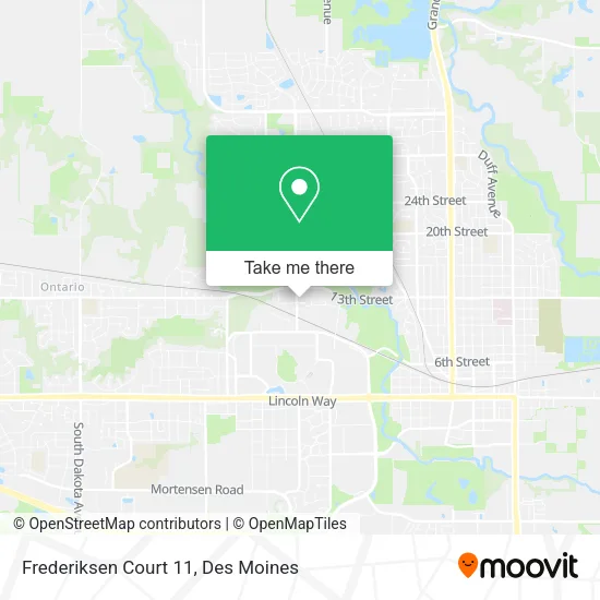Frederiksen Court 11 map