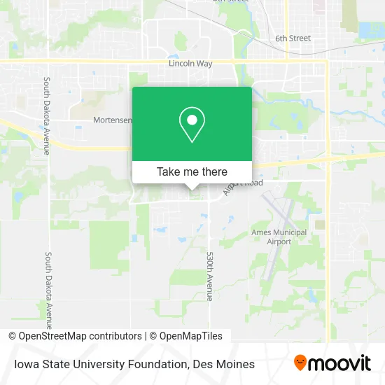 Iowa State University Foundation map