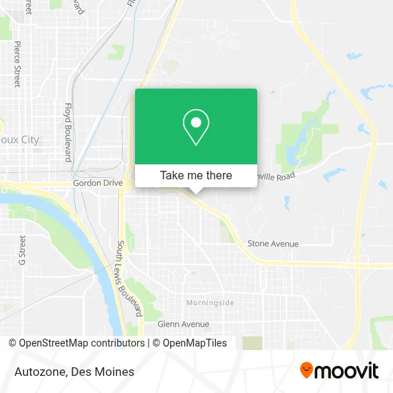 Autozone map