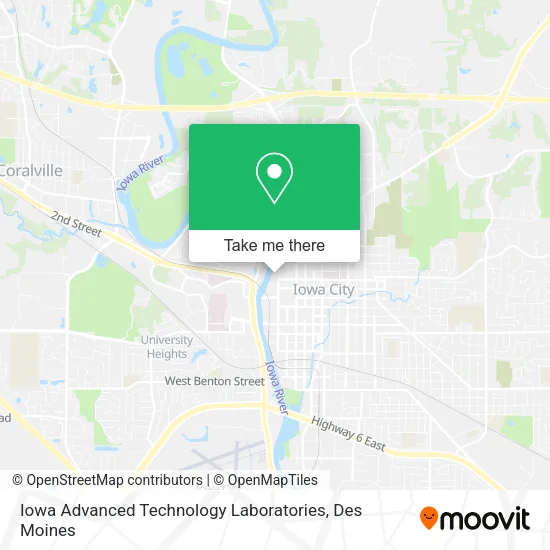 Iowa Advanced Technology Laboratories map