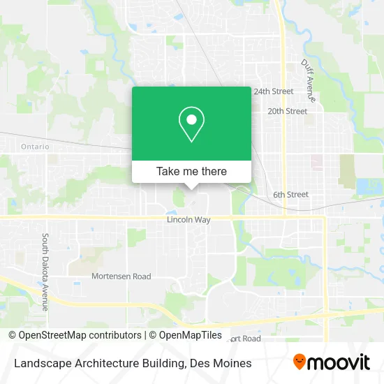 Landscape Architecture Building map