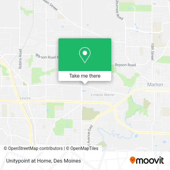 Unitypoint at Home map