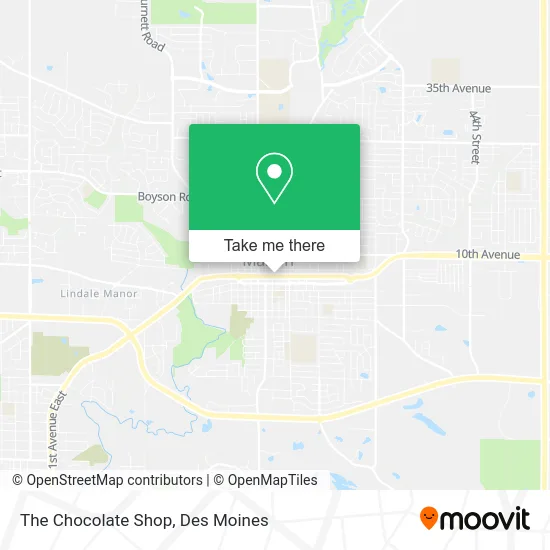 The Chocolate Shop map