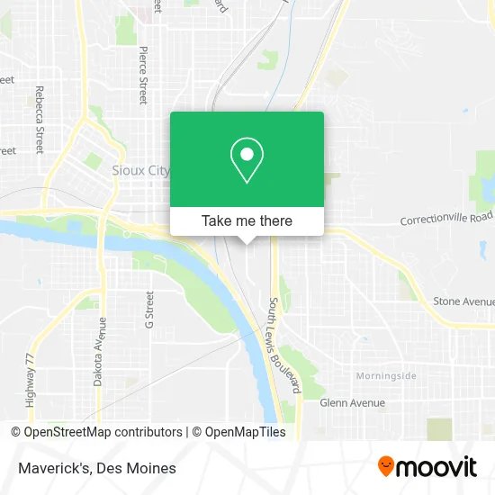 Maverick's map