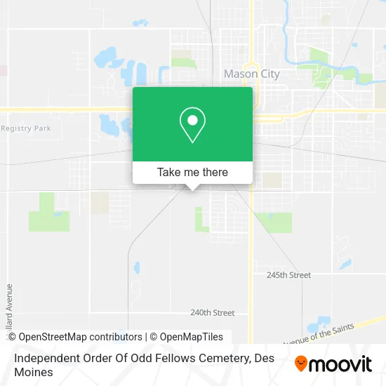 Independent Order Of Odd Fellows Cemetery map