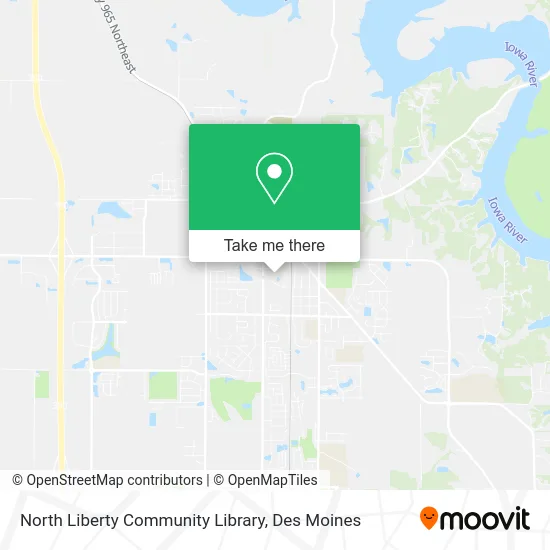 North Liberty Community Library map