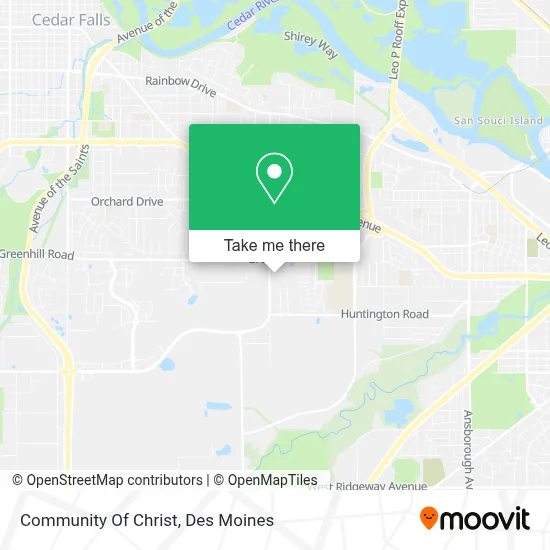 Community Of Christ map