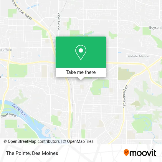 The Pointe map