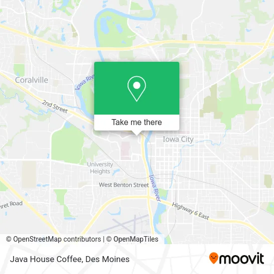 Java House Coffee map