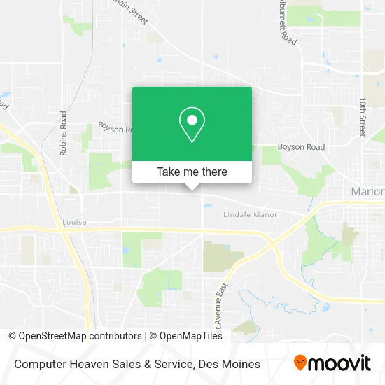Computer Heaven Sales & Service map