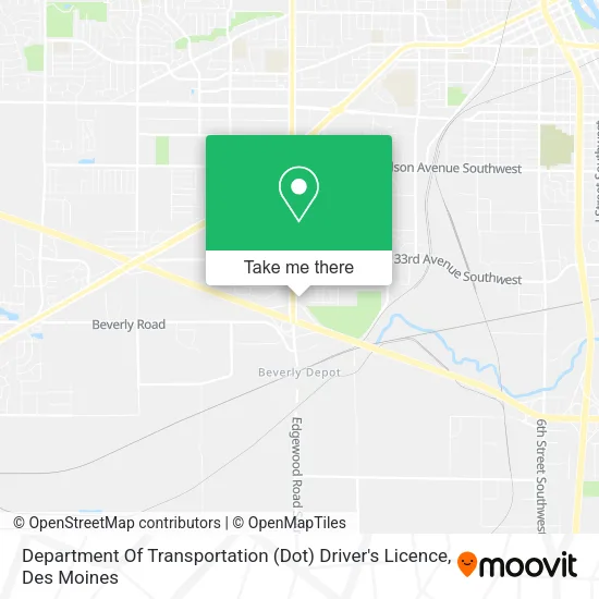 Department Of Transportation (Dot) Driver's Licence map