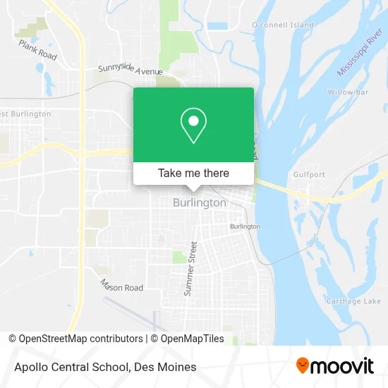 Apollo Central School map