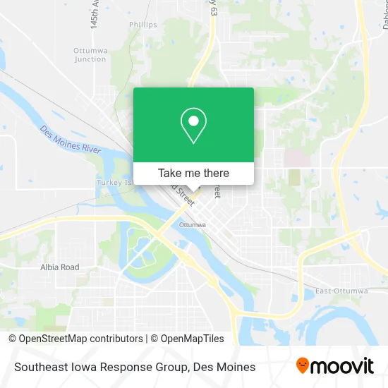 Southeast Iowa Response Group map