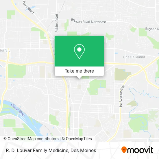 R. D. Louvar Family Medicine map