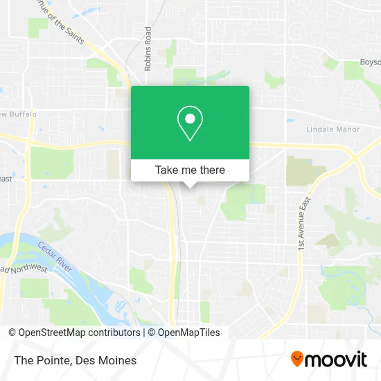 The Pointe map