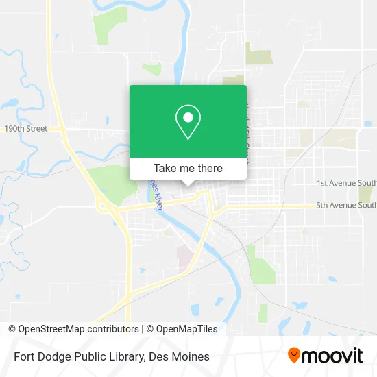 Fort Dodge Public Library map