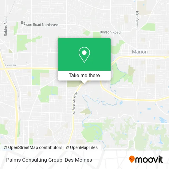 Palms Consulting Group map