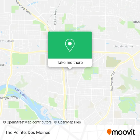 The Pointe map