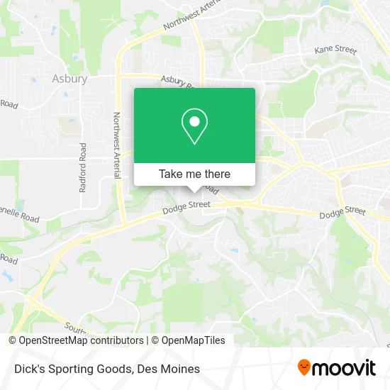 Dick's Sporting Goods map