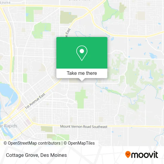 Cottage Grove map