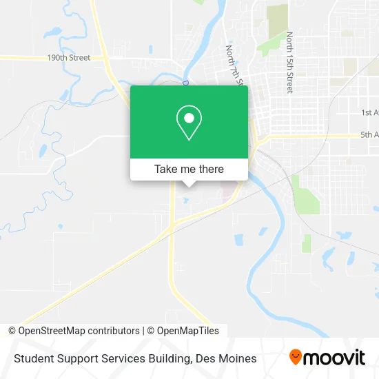 Student Support Services Building map