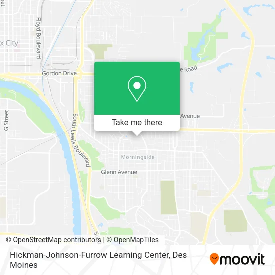 Hickman-Johnson-Furrow Learning Center map