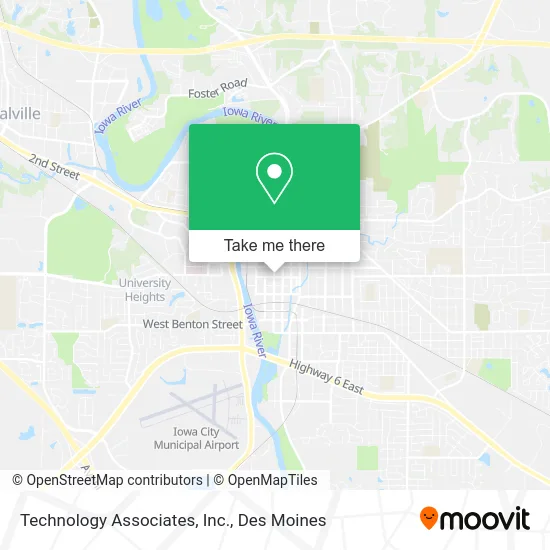 Technology Associates, Inc. map