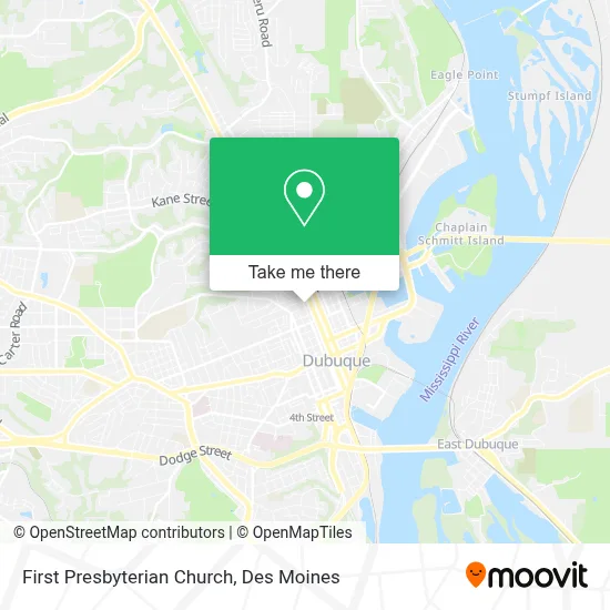 First Presbyterian Church map