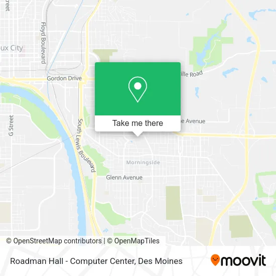 Roadman Hall - Computer Center map