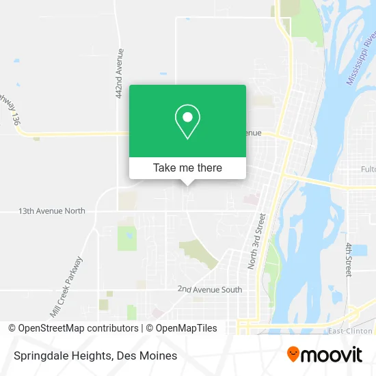 Springdale Heights map