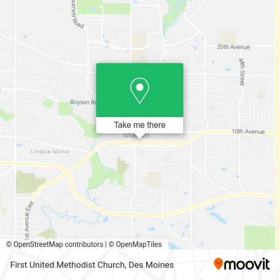 First United Methodist Church map