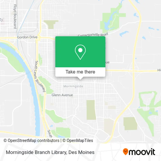 Morningside Branch Library map