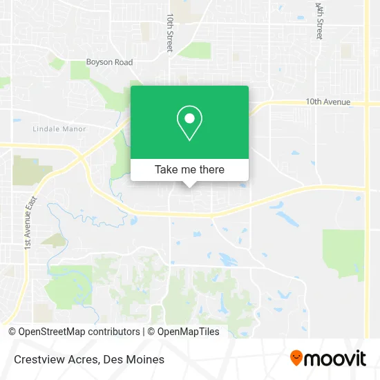 Crestview Acres map