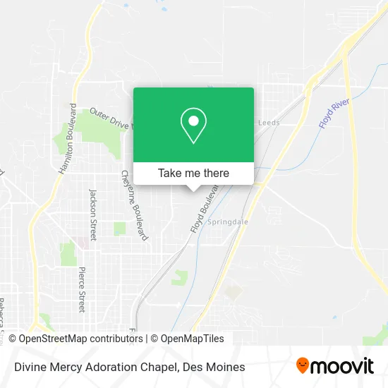 Divine Mercy Adoration Chapel map