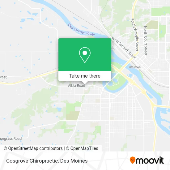 Cosgrove Chiropractic map