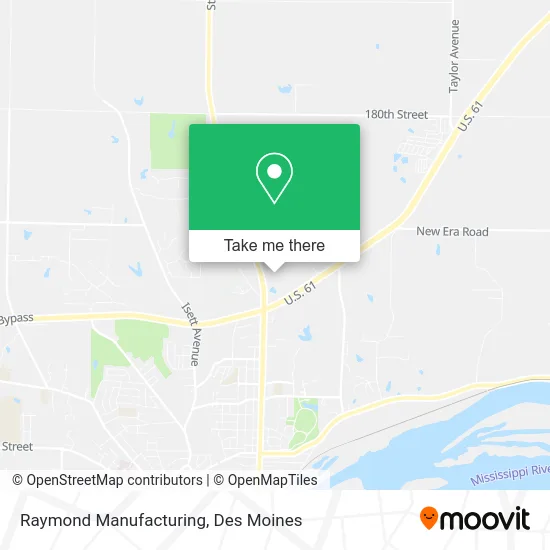 Raymond Manufacturing map