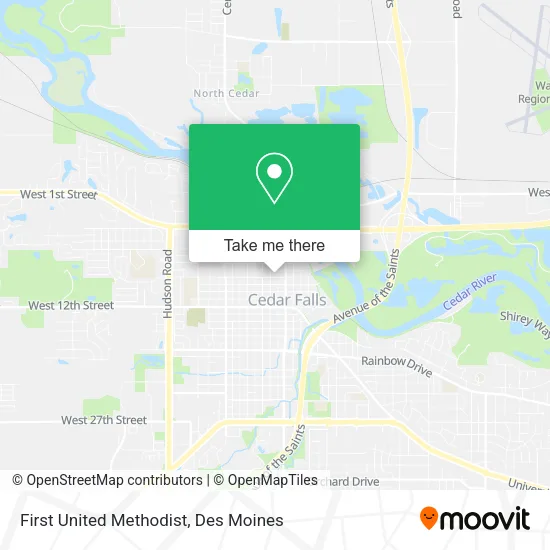 First United Methodist map