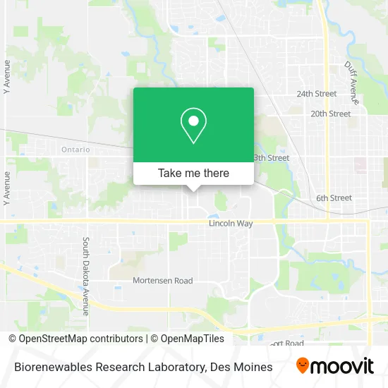 Biorenewables Research Laboratory map
