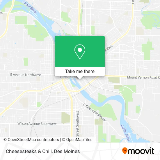 Cheesesteaks & Chili map