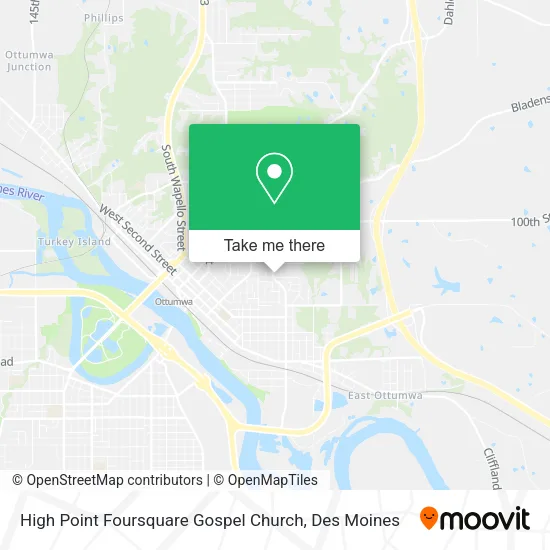 High Point Foursquare Gospel Church map
